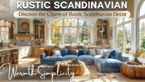 What is rustic Scandinavian interior design