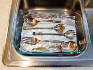 How to Clean Silver Cutlery with Tin Foil